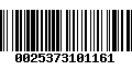 Código de Barras 0025373101161