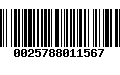 Código de Barras 0025788011567