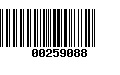 Código de Barras 00259088