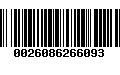 Código de Barras 0026086266093