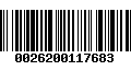 Código de Barras 0026200117683