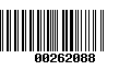 Código de Barras 00262088