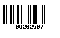 Código de Barras 00262507