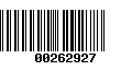 Código de Barras 00262927