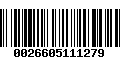 Código de Barras 0026605111279