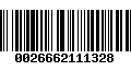 Código de Barras 0026662111328