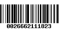 Código de Barras 0026662111823