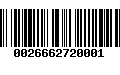 Código de Barras 0026662720001