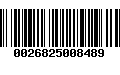 Código de Barras 0026825008489