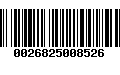 Código de Barras 0026825008526