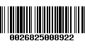 Código de Barras 0026825008922