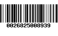 Código de Barras 0026825008939