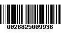 Código de Barras 0026825009936