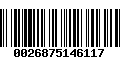 Código de Barras 0026875146117