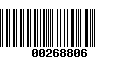 Código de Barras 00268806