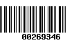 Código de Barras 00269346