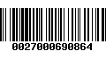 Código de Barras 0027000690864