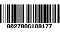 Código de Barras 0027086189177