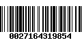 Código de Barras 0027164319854