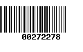 Código de Barras 00272278