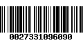 Código de Barras 0027331096090