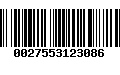 Código de Barras 0027553123086