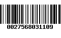 Código de Barras 0027568031109