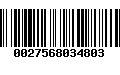 Código de Barras 0027568034803