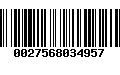 Código de Barras 0027568034957