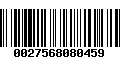 Código de Barras 0027568080459