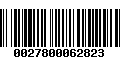 Código de Barras 0027800062823