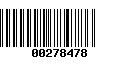 Código de Barras 00278478