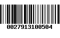 Código de Barras 0027913100504