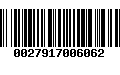 Código de Barras 0027917006062