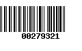 Código de Barras 00279321