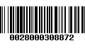 Código de Barras 0028000308872