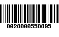 Código de Barras 0028000558895