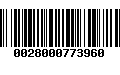 Código de Barras 0028000773960