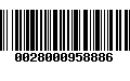 Código de Barras 0028000958886