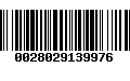 Código de Barras 0028029139976