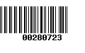 Código de Barras 00280723