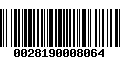 Código de Barras 0028190008064