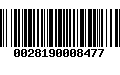 Código de Barras 0028190008477