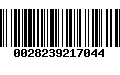 Código de Barras 0028239217044