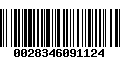 Código de Barras 0028346091124