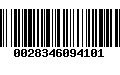 Código de Barras 0028346094101