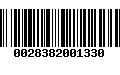 Código de Barras 0028382001330