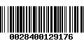 Código de Barras 0028400129176