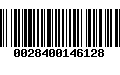 Código de Barras 0028400146128