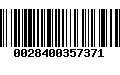 Código de Barras 0028400357371